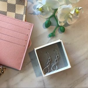NIB YFN | Sterling Silver Infinity Drop Earrings
